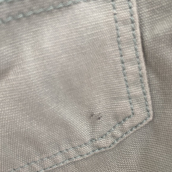 UO light green crop work pants with knee patch - Picture 7 of 8